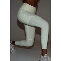 Therma-Flex HW Reflective Pocket Yoga Legging Warm White/Reflective Silver