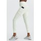 Therma-Flex HW Reflective Pocket Yoga Legging Warm White/Reflective Silver