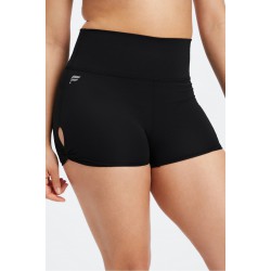 Oasis PureLuxe High-Waisted Twist 3" Yoga Short Black