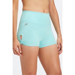 Oasis PureLuxe High-Waisted Twist 3" Yoga Short Crystal Wave