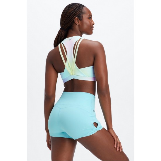 Oasis PureLuxe High-Waisted Twist 3 Yoga Short Crystal Wave