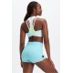 Oasis PureLuxe High-Waisted Twist 3 Yoga Short Crystal Wave