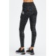 Therma-Flex High-Waisted Pocket Yoga Legging Pewter Tigress