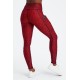 Therma-Flex High-Waisted Pocket Yoga Legging Electric Cherry Mini Leopard