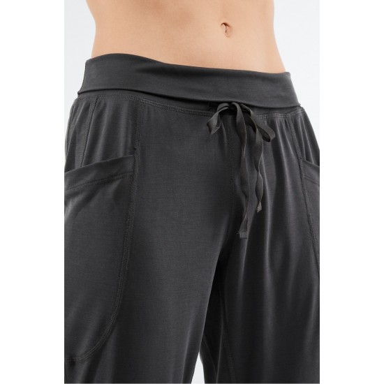 Sleek Knit Drawstring Yoga Pant Castle Rock