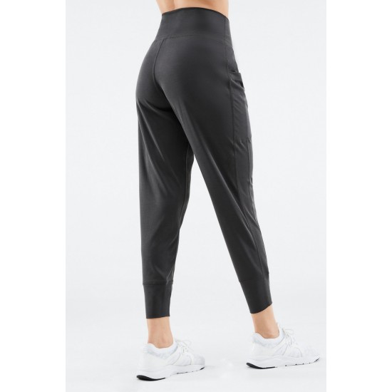 Sleek Knit Drawstring Yoga Pant Castle Rock