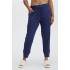 Sleek Knit Drawstring Yoga Pant Navy