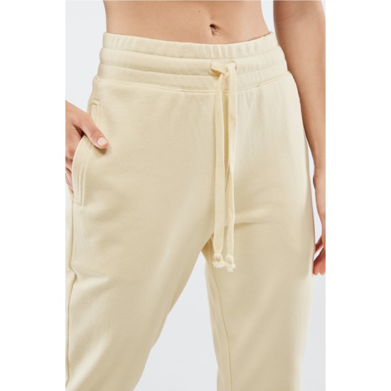 Lounge Terry Drawstring Yoga Jogger Buttermilk