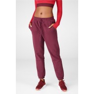 Logan Yoga Sweatpant Black Cherry