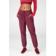 Logan Yoga Sweatpant Black Cherry