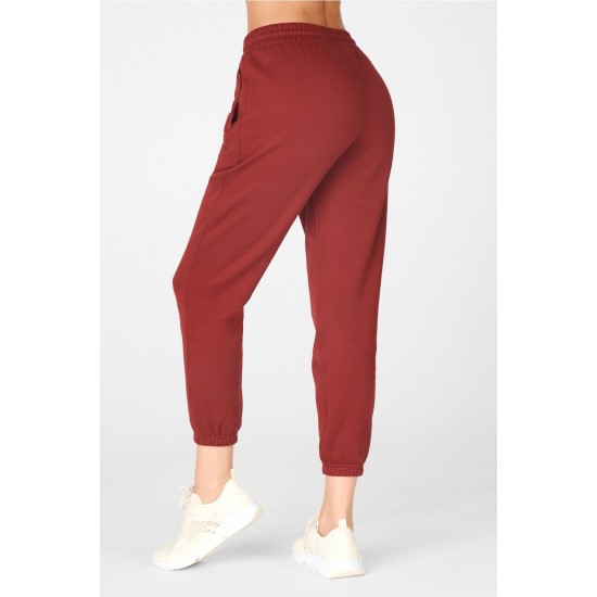 Drew Yoga Sweatpant Umbria Red