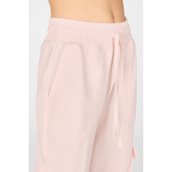 Nyla Cargo Yoga Pant Pink Frost