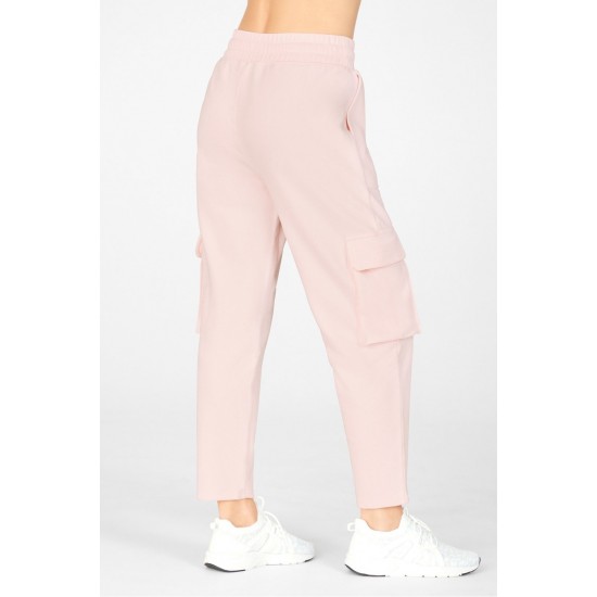 Nyla Cargo Yoga Pant Pink Frost