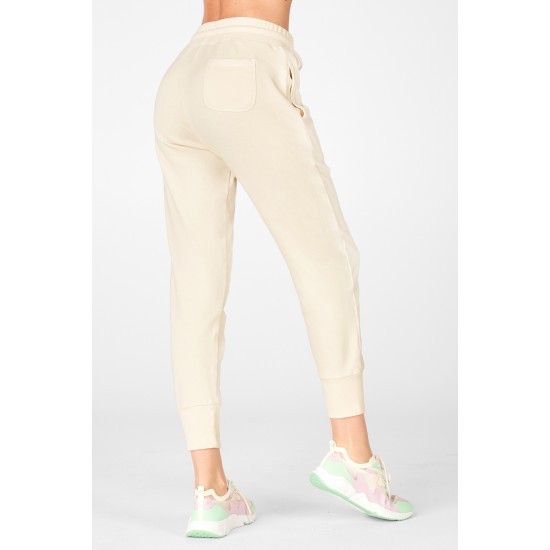 Lounge Terry Drawstring Yoga Jogger Oats