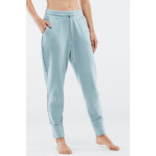 Lounge Terry Drawstring Yoga Jogger True Indigo Light