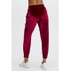 Luxe Velour Yoga Jogger Cherry Burst