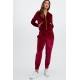 Luxe Velour Yoga Jogger Cherry Burst