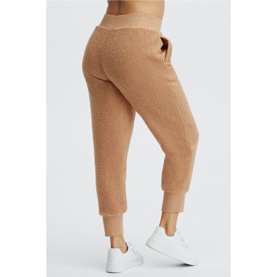 Teddy Luxe Yoga Jogger Desert