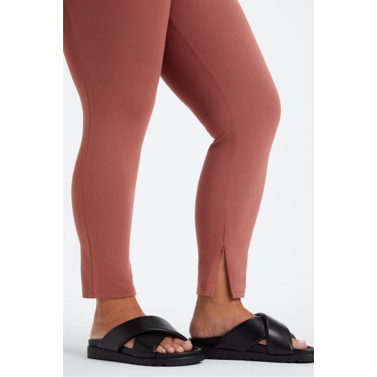 24/7 Skinny Yoga Pant Mahogany