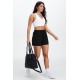 Lounge Terry Drawstring Yoga Short Black