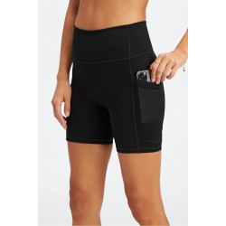 On-The-Go PowerHold High-Waisted 6" Yoga Short Black