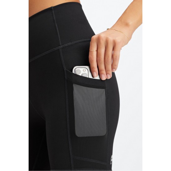 On-The-Go PowerHold High-Waisted 6 Yoga Short Black