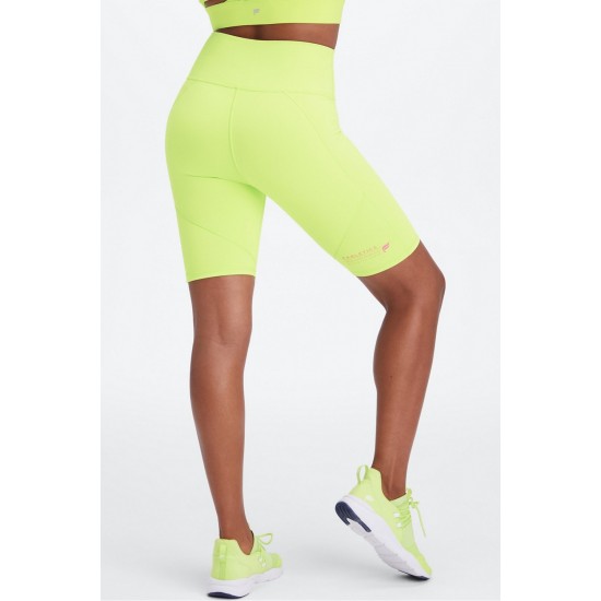 Define PowerHold High-Waisted 9 Yoga Short Sprout/Athletic Club