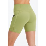 Oasis PureLuxe High-Waisted 6" Yoga Short Forest Moss