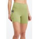 Oasis PureLuxe High-Waisted 6 Yoga Short Forest Moss