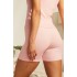 RestoreKnit Slim Yoga Short Pink Dust Heather