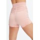 Seamless High-Waisted Ruched Yoga Short Guava