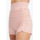 Seamless High-Waisted Ruched Yoga Short Guava