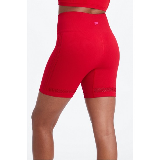 Sync Seamless High-Waisted 6 Yoga Short Sweet Cherry/Plush Pink