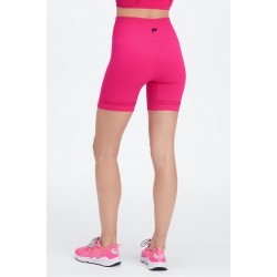 Sync Seamless High-Waisted 6" Yoga Short Plush Pink/Black