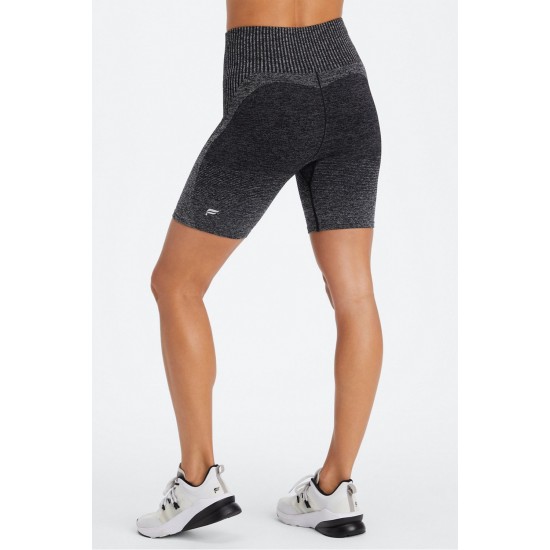 Ombre Seamless Ultra High-Waisted 6 Black/Mineral Grey