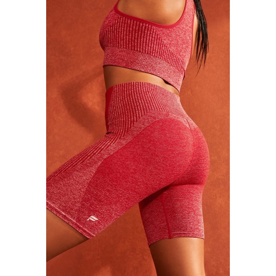 Ombre Seamless Ultra High-Waisted 6 Dark Sweet Cherry/Soft Shell