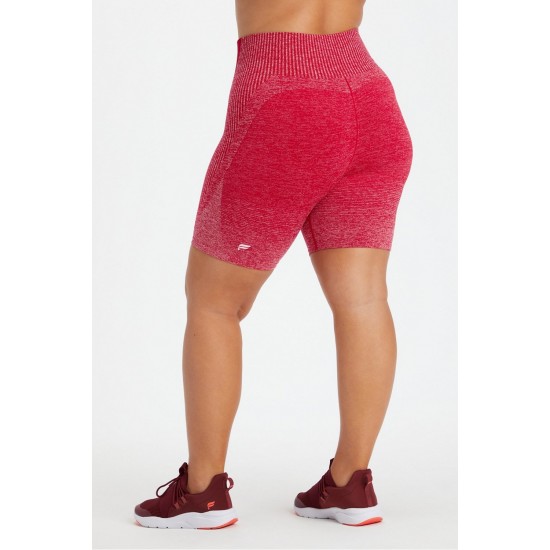 Ombre Seamless Ultra High-Waisted 6 Dark Sweet Cherry/Soft Shell