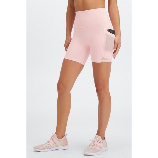 On-The-Go PowerHold Ultra HW 6 Yoga Short Orchid Pink